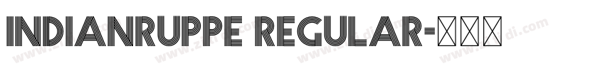 indianruppe regular字体转换